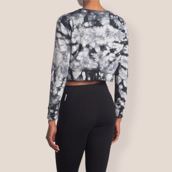 Kappa Marbled Tie-dye Cropped Sweater - Picture 3 of 3